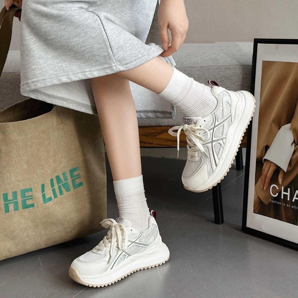 Mesh Daddy Shoes Women's 2025 Summer and Autumn Thick-soled Height-increasing Casual Little White Shoes Lightweight and Breathable Student Sneakers