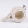 Honey Gate Spigot Hinged with Threaded Barrel for Beekeepers White