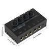 4 Kanäle HA400 Ultrakompakter Audioverstärker 1 Eingang Mini-Kopfhörerverstärker Headset-Verstärker
