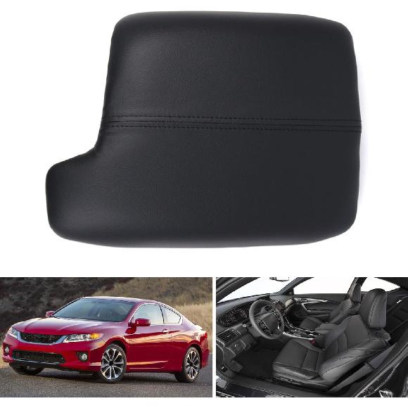 Center Console Lid Armrest for 2013-2017 Accord Replaces 83400-T2F-A0-24 Black Armrest Leather