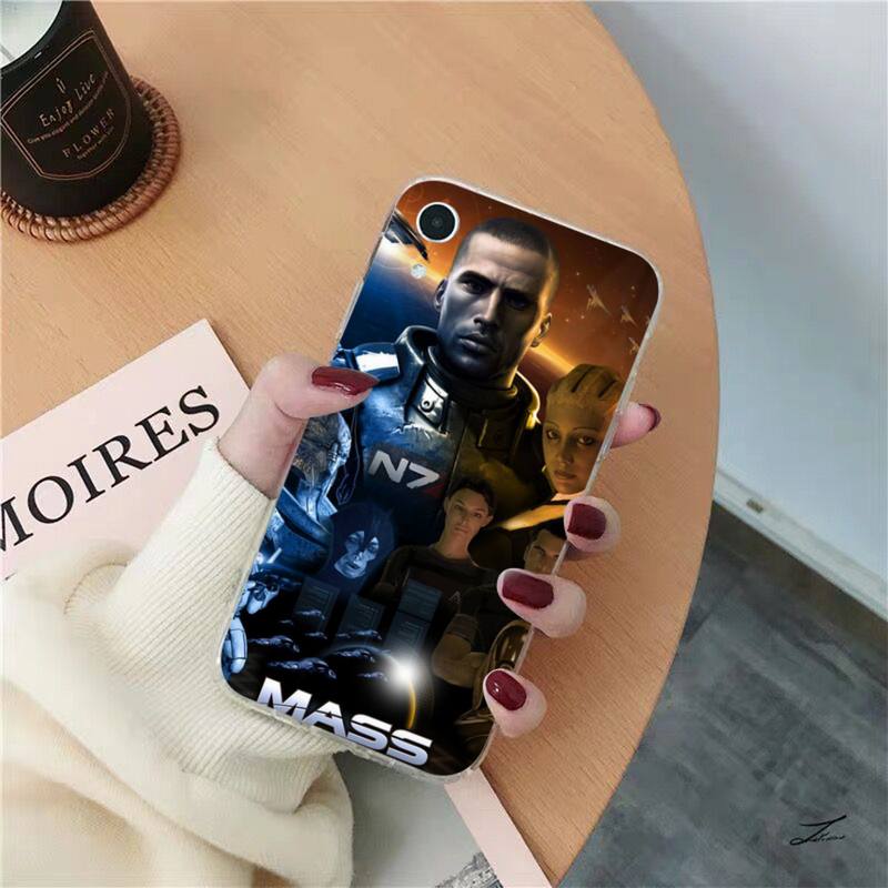 N7 Mass Effect Phone Case for iPhone 8 7 6 6S Plus X SE 2020 XR XS 14 11 12 13 Mini Pro Max Mobile Case