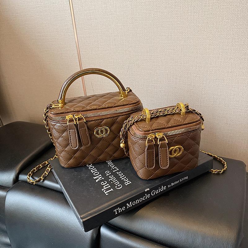 High-End Women's Diamond Pattern Crossbody Bag - Autumn/Winter Edition