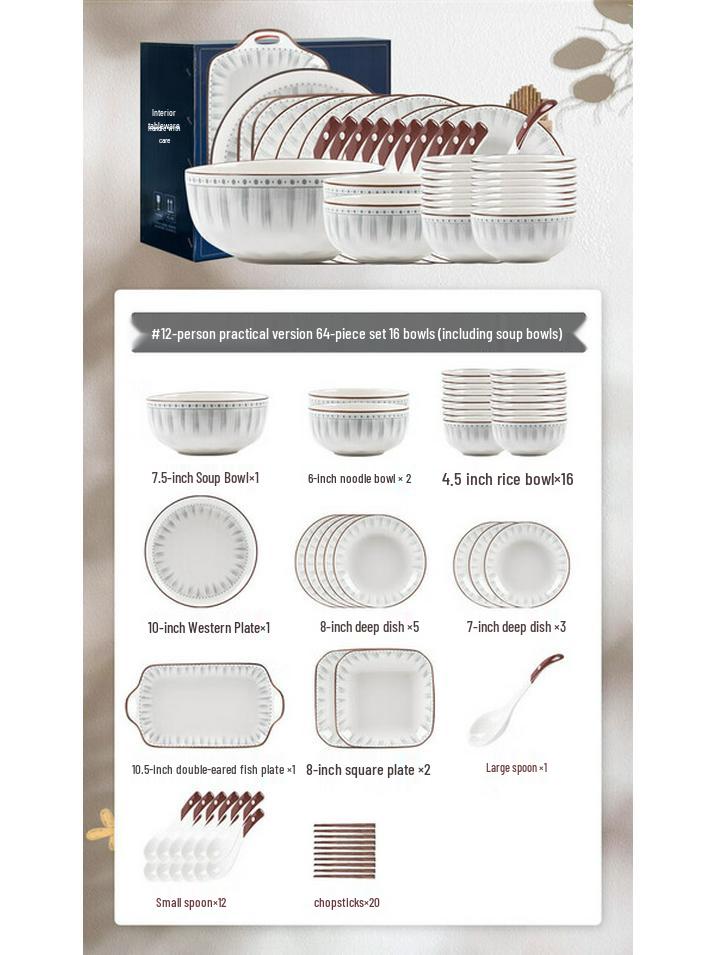 Mode Lanka Porcelain Dinnerware Set