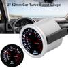 Turbo Pressure Gauge Turbo Boost Meter Universal 2" 52mm White LED Backlight Smoke Lens 12V -1~0~2Bar Car Modification