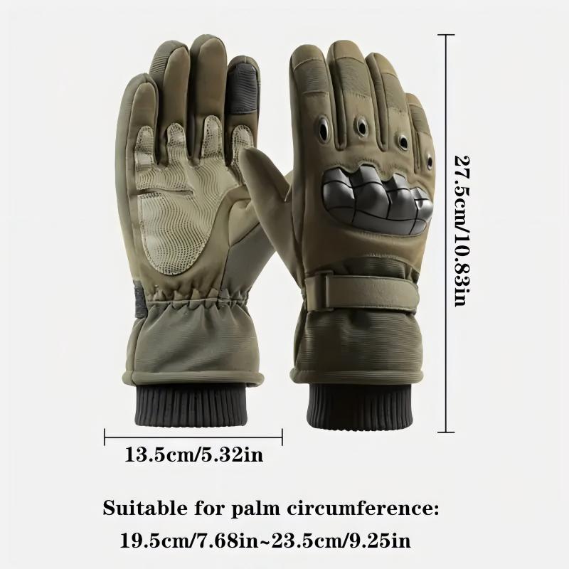 Yanbiguo -20℃/-4°F Coldproof Winter Gloves,Impact/Tactical Winter Gloves,Anti-Slip,Touch Screen Ski Gloves,Safety,Protection