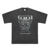 Rock Metal Tool Band TShirt  Streetwear Opeth Cotton Short Sleeve Graphic Mens Tops Daily Cool Unisex Washed Shirt For Man