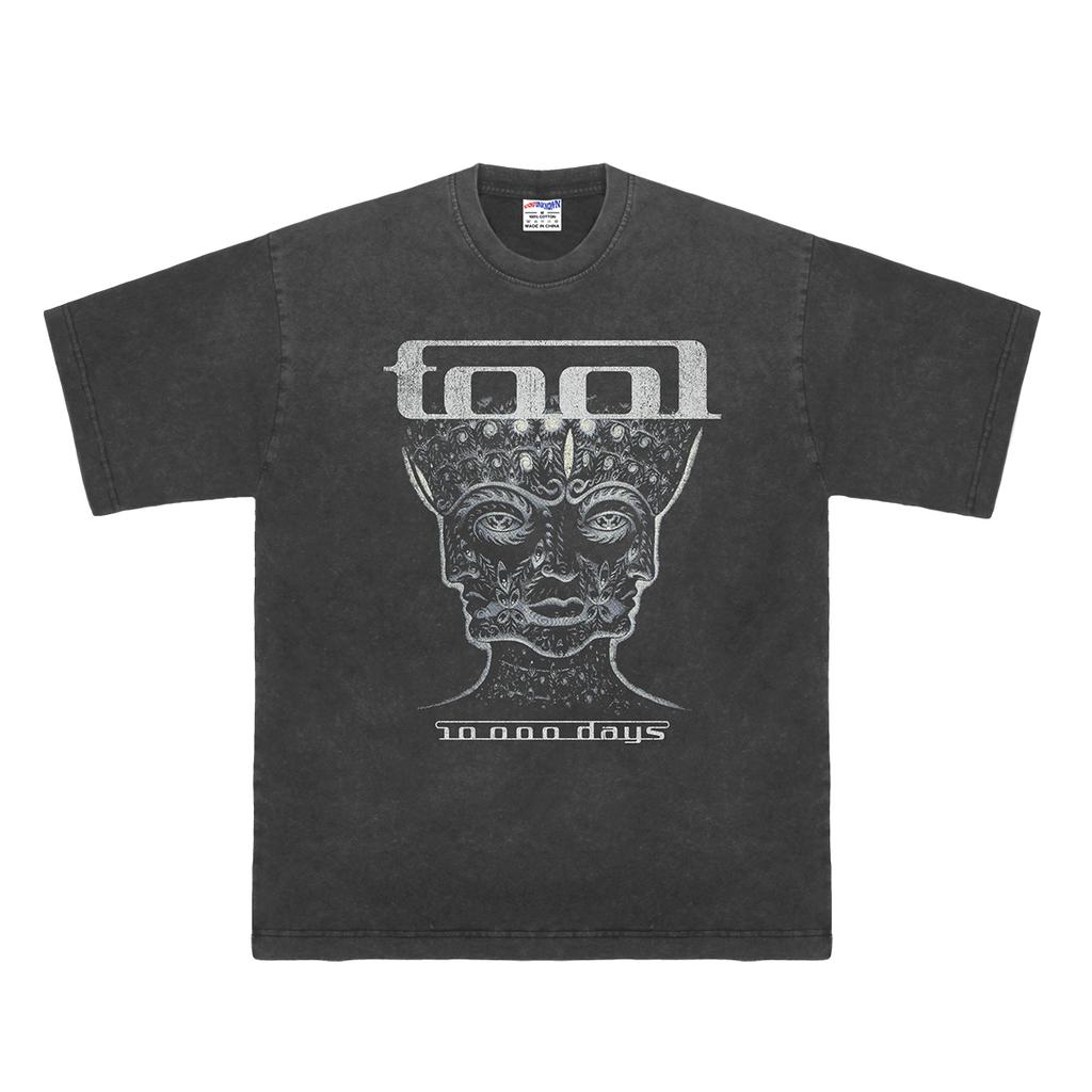 Rock Metal Tool Band TShirt Streetwear Opeth Cotton Short Sleeve Graphic Mens Tops Daily Cool Unisex Washed Shirt For Man