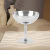 160ML Ice Cream Cup 304 Stainless Steel Dessert Bowl Dishwasher Safe Round Footed Cup for Salad Fruit Pudding