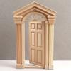 Customizable Blank Door With Realistic Openable Design For Miniature Collector And Model Builders Doll House Accessory
