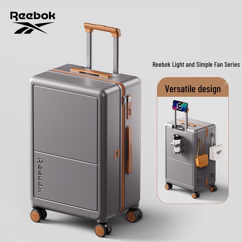 Reebok Многофункциональный жесткий чемодан-спиннер для ПК 20 inches