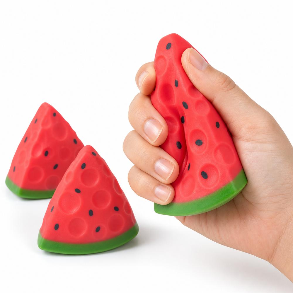 Watermelon Pattern Watermelon Squishy Toy Red Squeeze Toy New Stress Relief Toy Fidgeting