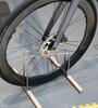 LiLioo Stainless Steel & Wood Bike Display Rack Indoor Storage