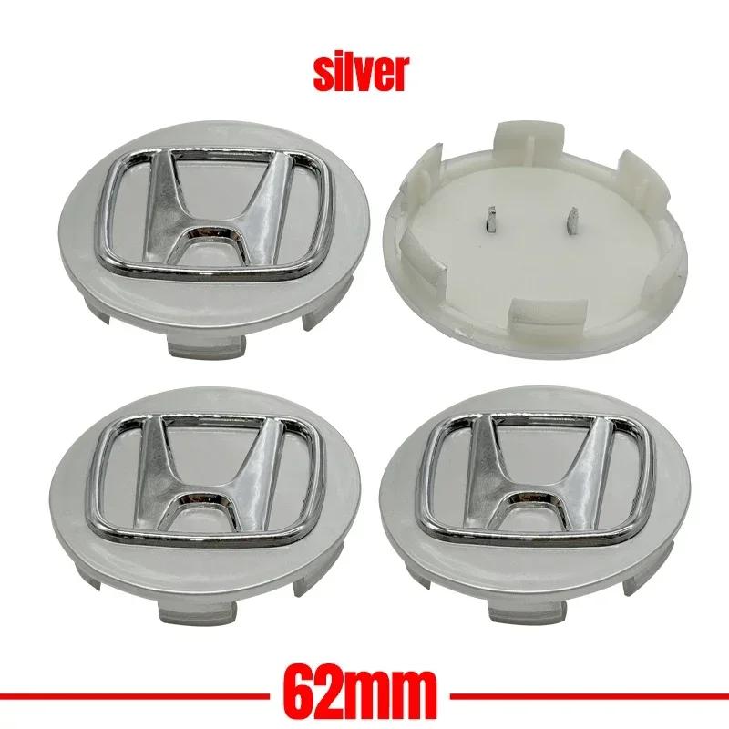 4pcs/set Car Styling Wheel Center Cap Hub Covers Badge Accessories For Honda Civic Fit Jazz Accord Pilot CRV Passport City XRV