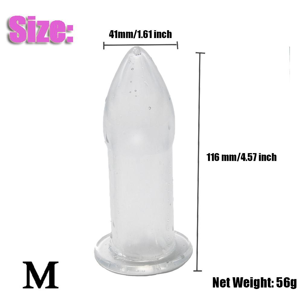 Vaginal Anal Dilator Butt Plug Enema 5 Sizes Hollow Anal Plug Soft Speculum Prostate Massager Sex Toys For Woman Men Sex