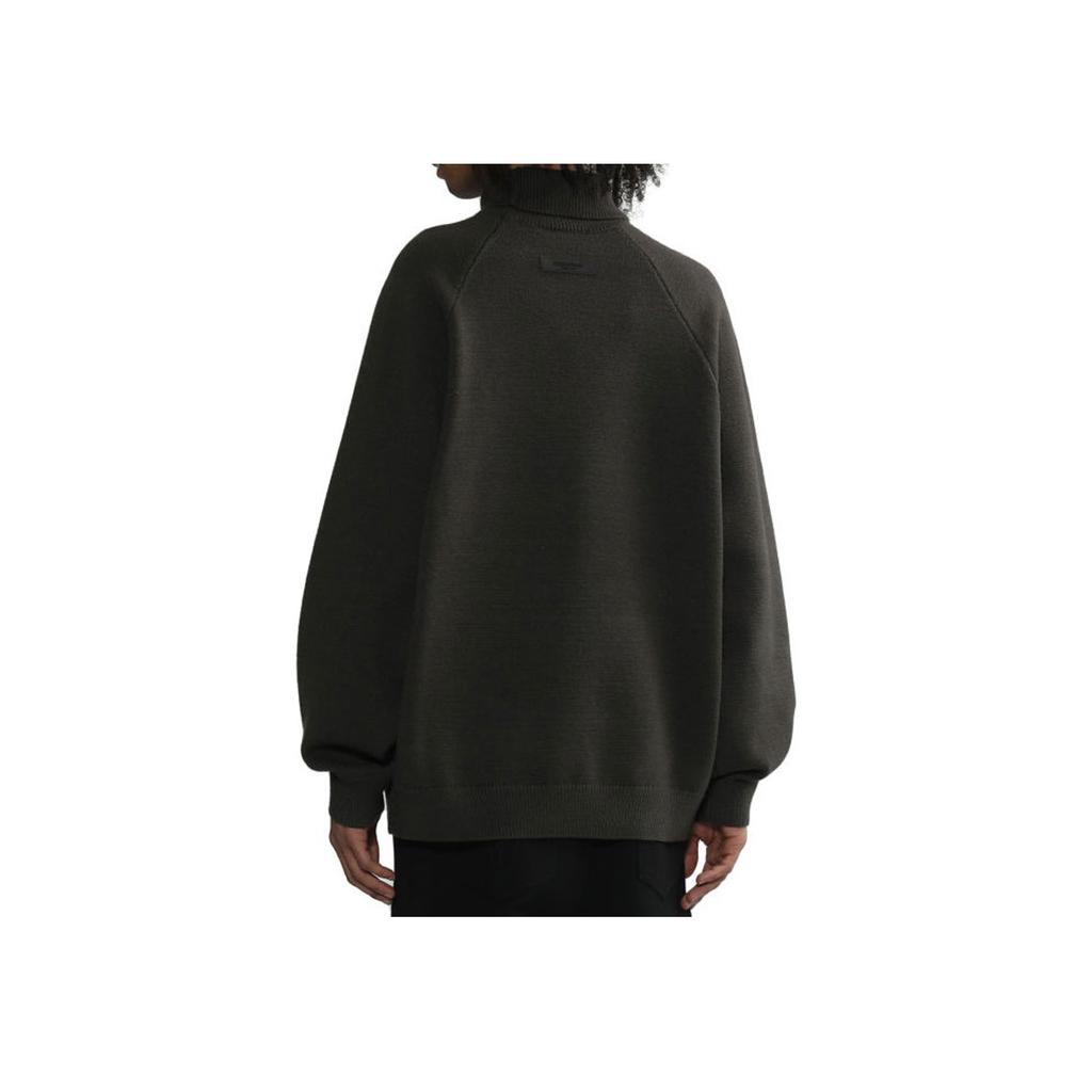 Fear Of God Essentials SS23 Knit Turtleneck Solid Color Casual American Heavyweight Sweater Men sweater Light-Black FOG-SS23-416