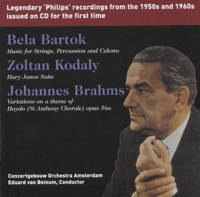 CD BELA BARTOK, ZOLTAN KODALY, JOHANNE - Bartok/Kodaly/Brahms RET036 Non Japan Classical Used