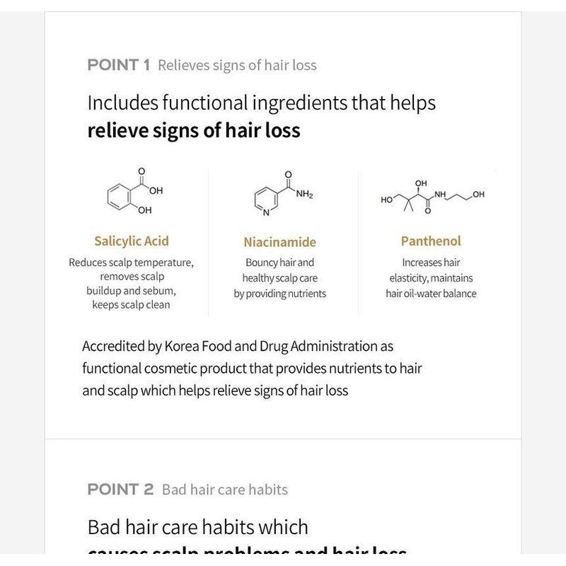 Lador - Dermatical Hair Loss Shampoo For Thin Hair