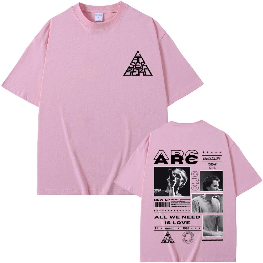 Hot Sale Rapper Canserbero All We Need Is Love Graphics T-Shirt Muerte Vida T-shirts Men Women Hip Hop Fashion Oversized T Shirt