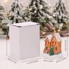 Led Christmas Village Houses Resin Delicate Cabinet Beloved Collectible Buildings New Year Gift