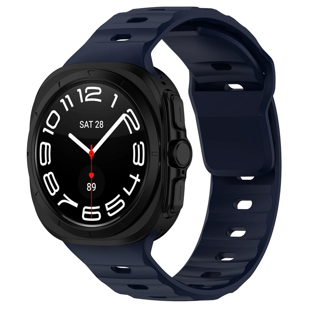 Smartwatch-Armband Uhrarmband für Samsung Galaxy Watch Ultra 47mm Dunkelblau