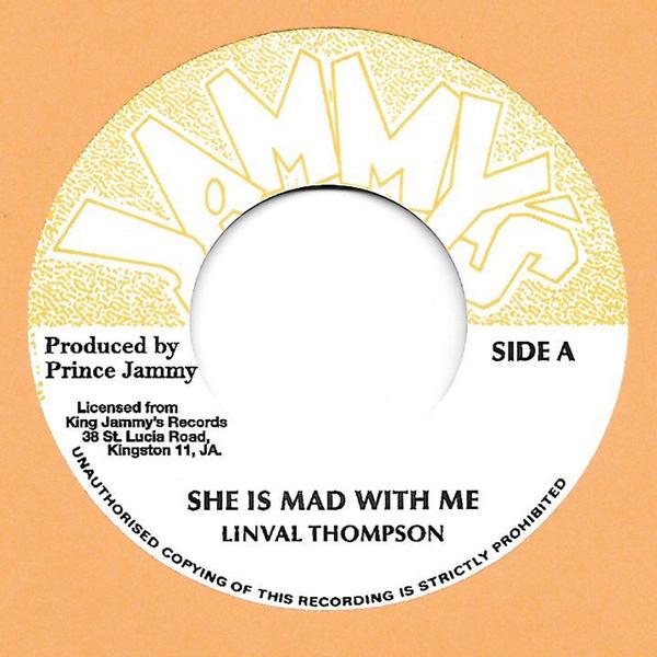 

7inch Record LINVAL THOMPSON - She Is Mad With Me PJ006 Jammy s Records 2017 UK Reggae, Ska & Dub Used