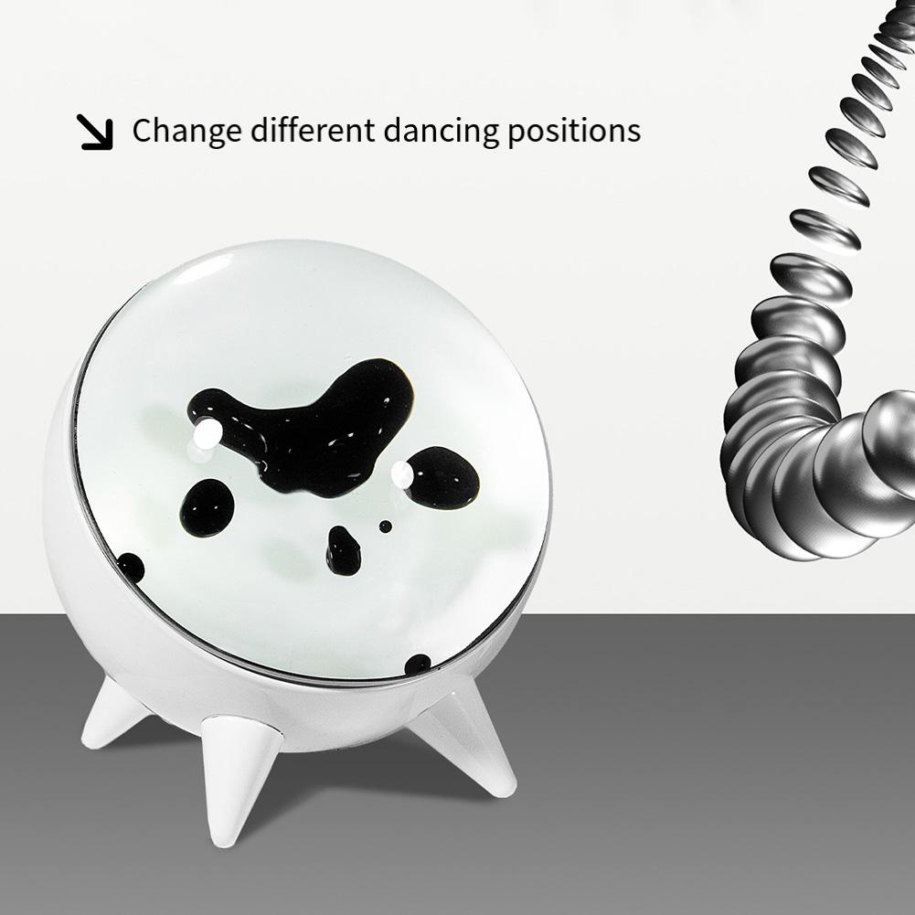 Lampa Rytmiczna Ferrofluid Rytmiczne Światło Domowe Biuro Zabawna Ozdoba Biurkowa Hipnotyzujący Wizualizator Dźwięku Przetwornik Płynu Magnetycznego