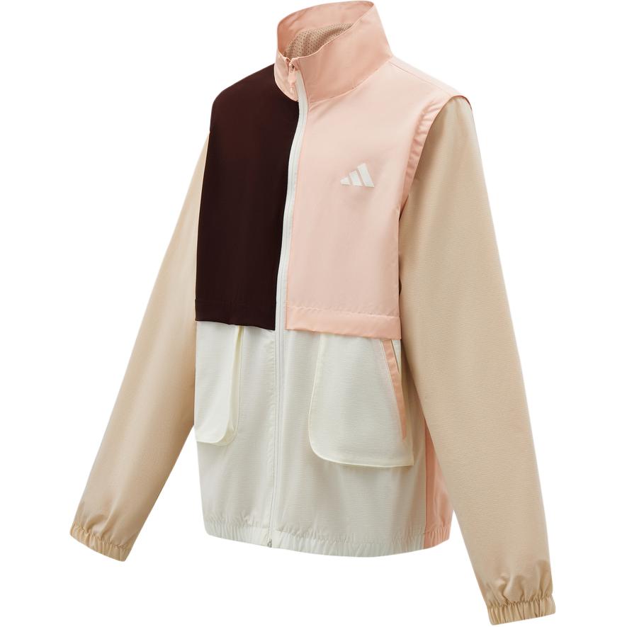 Adidas Куртка Lk Wv С воротником-стойкой На молнии Универсальная С длинным рукавом Детские куртки KH0239 134