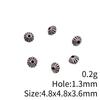 Small Hole Vintage Alloy Gear Spacer Beads Metal Loose Beads DIY Bracelet Necklace Jewelry Making Findings Accessories