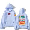 Live A Happy Life SakamotoDays Hoodies Casual Long Sleeve Fleece Sweatshirts Hooded Men Women Pullovers Anime Graphic Clothing