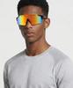 Tuditeo Nus Goggles Uv Protection Athletic Sunglasses C2 Red/Frame Black