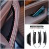 4PCS Interior Door Handle Pull Protective Cover For BMW X3 F25 X4 F26 Carbon