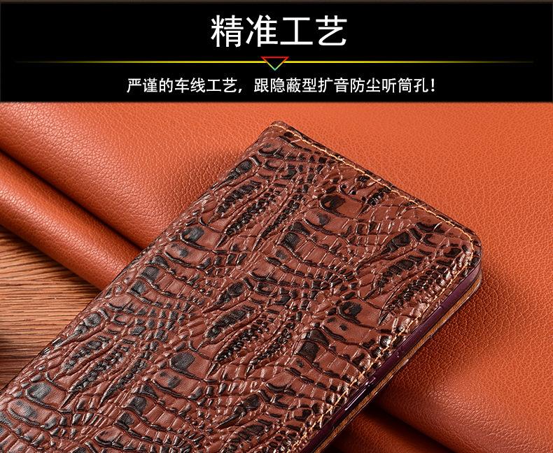 Genuine Leather Flip Cover for Xiaomi Redmi Note Series (Note 14 Pro+, Note 12, Note 11 SE, Note 10, Note 9)
