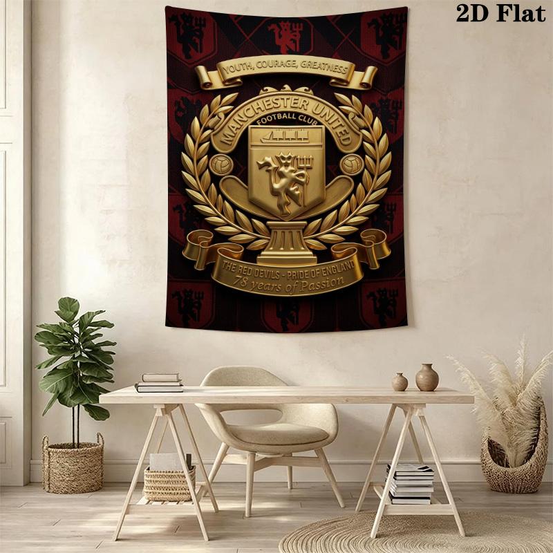 Manchester United Youth Courage Greatness Bedding 1 Duvet Cover 2 Pillowcase Without Core Soft And Comfortable Christmas Birthday Gift