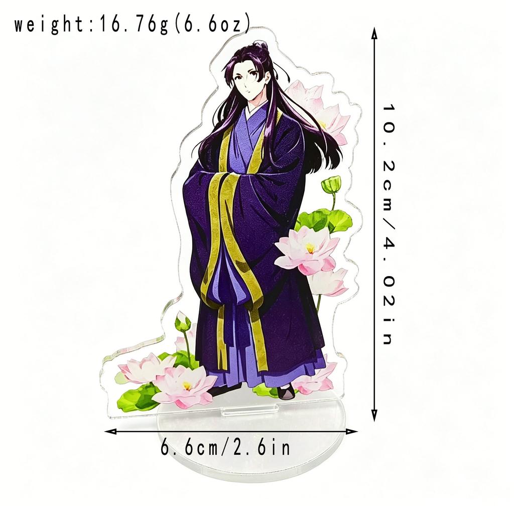 Kusuriya no Hitorigoto The Apothecary Diaries Acrylic Stand Maomao Jinshi Lotus Background Anime Desktop Standee Fans Decor Gift