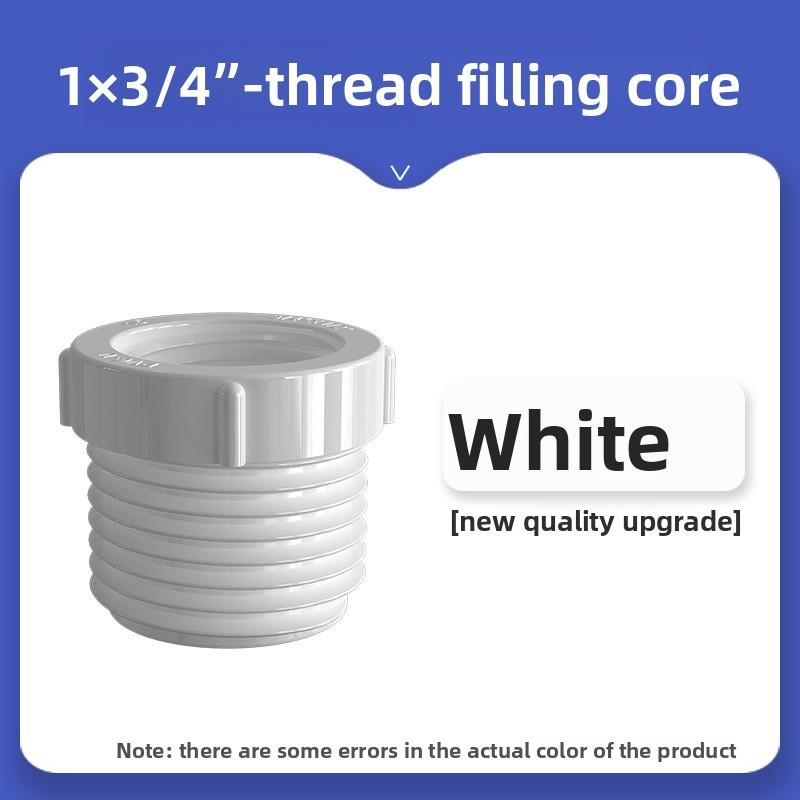 1 PZ 1/2" 3/4" 1" Filettatura Maschio Femmina Riduttore PVC Raccordo Connettore Tubo Acqua Giardino Adattatore Irrigazione Giardino Boccola Connettore