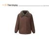 Stylish Velvet-Lined Winter Parka for Middle-Aged and Elderly Women - Warm, Thickened, Cotton Lapel Jacket