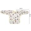 Baby Long Sleeve Waterproof Bibs Set of 4 for 0-6 Months Multicolor with Pocket