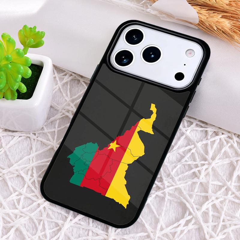 Cameroon National Flag Phone Case for iPhone 17 Air 16 15 11 12 14 13 Pro Max Shockproof Cover