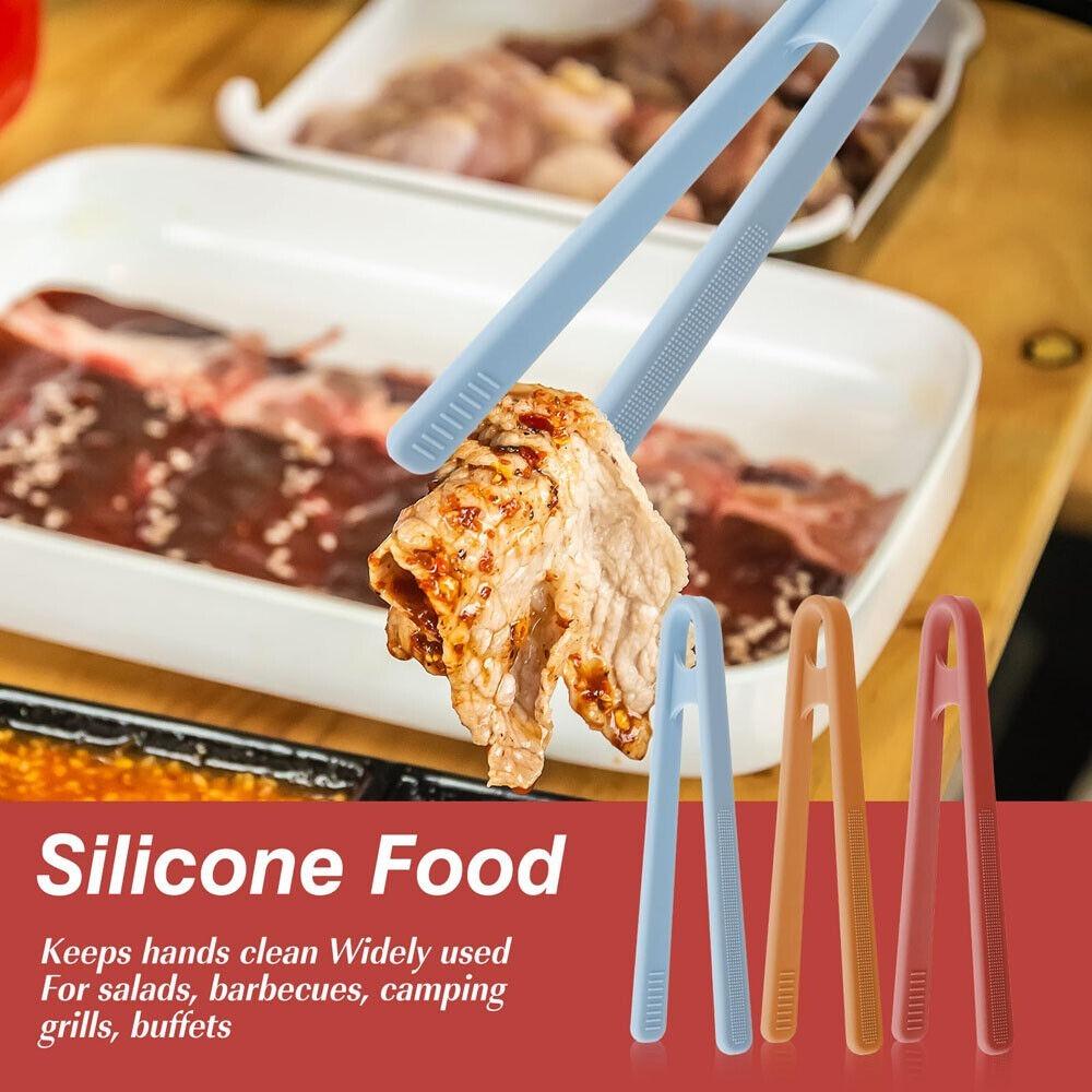 Non-slip Silicone Small Tongs Silicone Cooking Tongs New Food Tongs Kitchen Cooking Tools