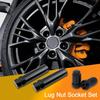 6 & 7 Spline Lug Nut Socket Key, Aftermarket Wheel Lock Tool Kit For Easy Tallation And Removal Of For 6 & 7 Points Aftermarket Wheels Lock Nuts