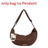 Small Faux Suede Animal Print Bag With Zipper Closure For Casual Daily Use