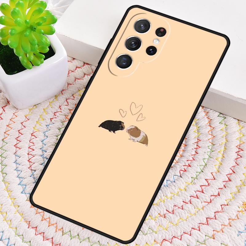Guinea Pig Hamster Cute Silicone Phone Case For Samsung Galaxy note 10 pro S26 S25 S24 S23 S22 S21 Plus S25Ultra Capa Cover