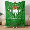 Name Custom Real Betis Stone Print Flannel Blanket High Quality Warm Comfortable Cover for All Seasons Perfect for Gifts Home Decor