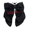 Large Bowknot Hairpin Satin Shark Clamp Fashion High Ponytail Barrettes  Headwear