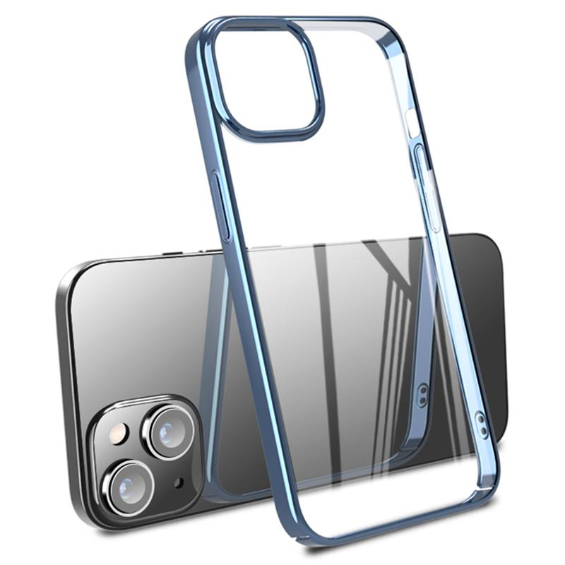 X-LEVEL For iPhone 15 Case Electroplating Frame Hard PC  Shockproof Phone Cover A