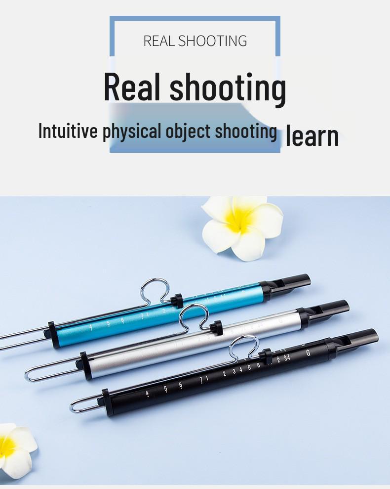 NYMAN Zweiklang-Schiebeflöten-Pfeife - Luftgeblasene Schiebeflöte