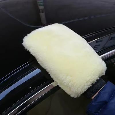 Verdickte doppelseitige Handschuhe zum Abwischen und Wachsen von Autos, Autowaschhandschuhe, Kaschmir-Autoreinigungswerkzeuge, Chenille-Handschuhe, Reinigungszubehör
