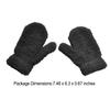 1 Pair Kids Mittens Simple Style Fingers Cover Beautiful Boys Girls Hands Warmer Comfortable Toddler Mitten for Winter