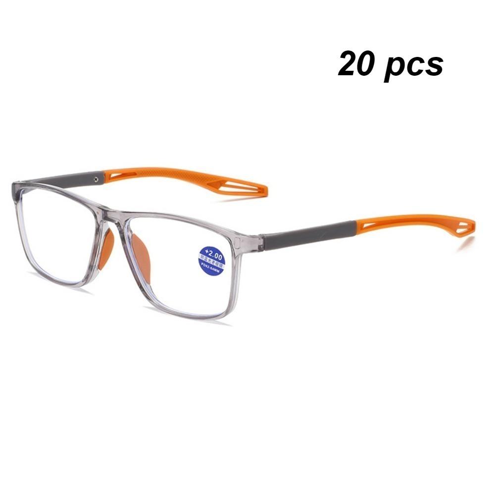 TR90 Sport Reading Glasses Men Ultralight Anti Blue Light Presbyopia Eyeglasses Men's Hyperopia Optical Eyewear Diopters