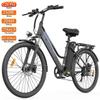 Zazawork C26 Pro Elektrische Fiets 250W Motor 26" Band Stedelijke Forens Elektrische Fiets 36V 20Ah Dubbele Schijfremmen 7 Versnellingen LED Display Maximale Belasting 120Kg